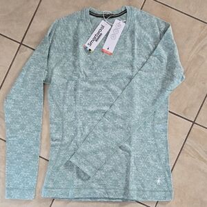 Smartwool Teal Long Sleeve Top